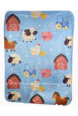 Terry Town 03840 Farm Baby Blanket