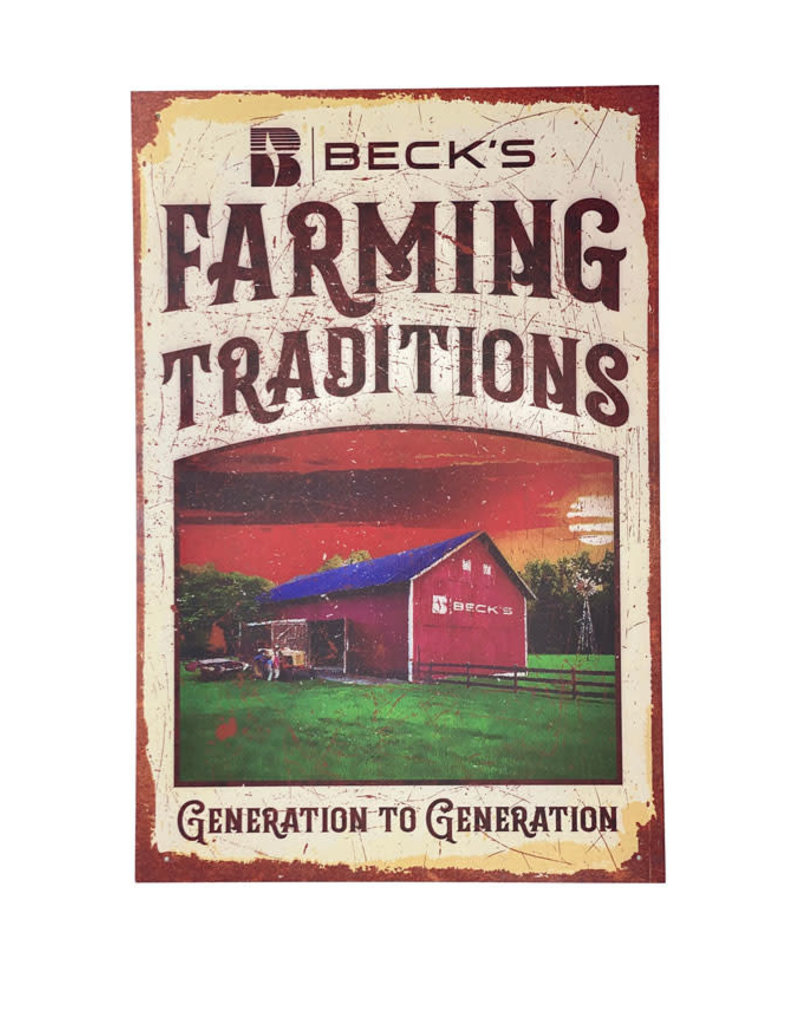 03954 Farming Traditions Metal Sign