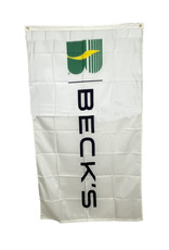 03928 Beck's Color Logo Flag Single Sided