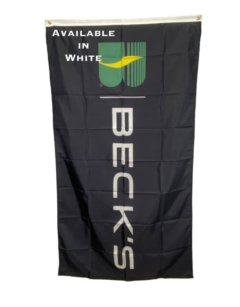 03928 Beck's Color Logo Flag Single Sided