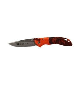 Buck 02050 Buck Bantam Mossy Oak Knife Orange Handle Camo 3 3/4”