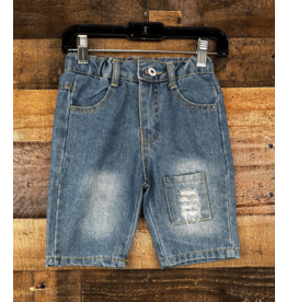 03940 Toddler Jeans w/ leather patch