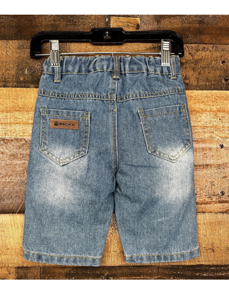 03940 Toddler Jeans w/ leather patch