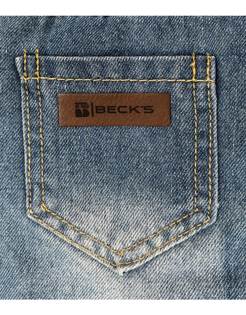 03940 Toddler Jeans w/ leather patch