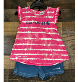 Carhartt 04095 Carhartt Toddler Shirt w/ Denim Shorts
