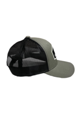 Outdoor Cap Co. 04033  Olive & Black Hexagon Patch Stacked Logo