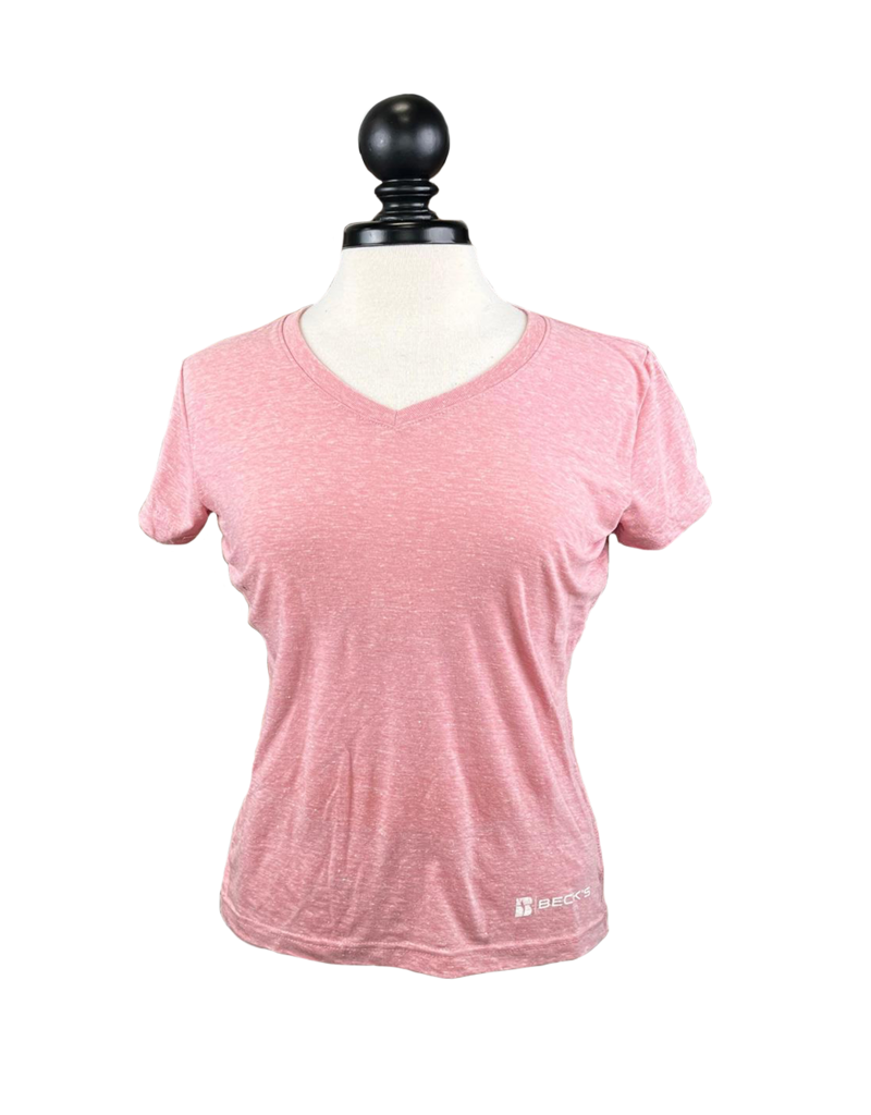 LAT 03559 LAT Harborside Melange V-Neck