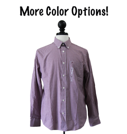 Tommy Hilfiger 03069 Hilfiger 100's Gingham L/S Button Down