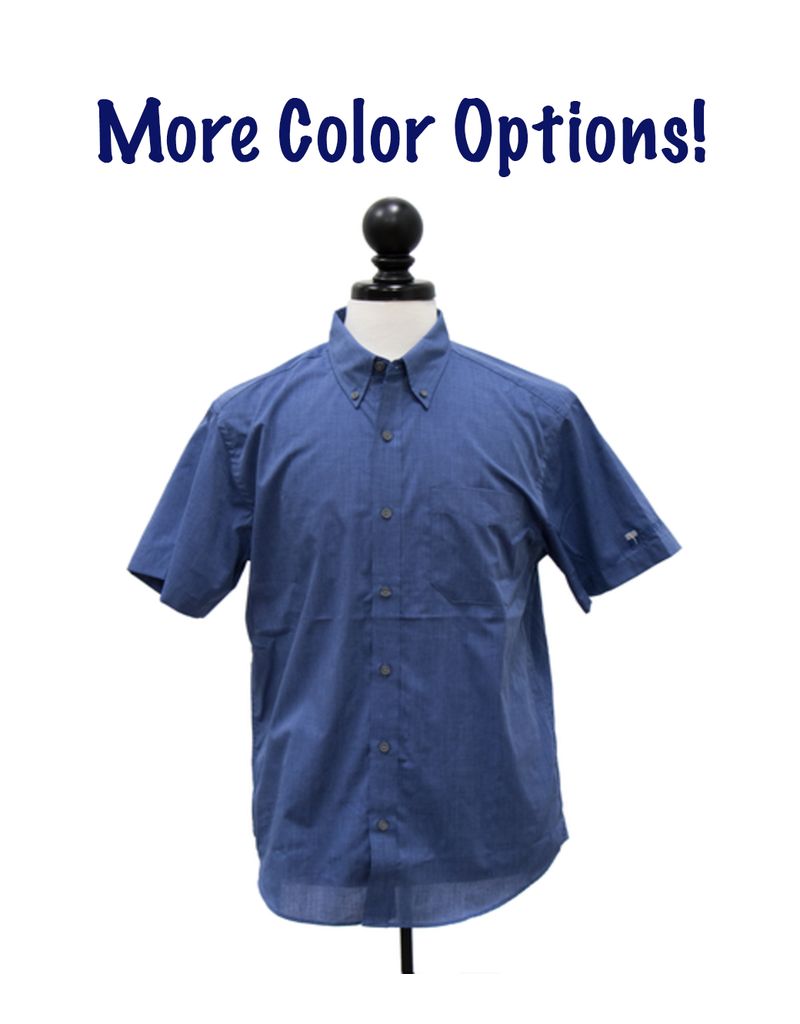 Port Authority 01451 Men's Port Authority Cross Hatch S/S Shirt