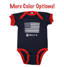 Rabbit Skins 03123 Infant Flag Onesie