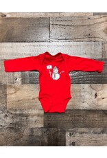 Rabbit Skins 04247 Rabbit Skins Onesie w/ Snowman L/S