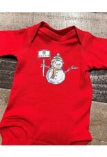 Rabbit Skins 04247 Rabbit Skins Onesie w/ Snowman L/S