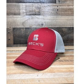 Gray Contrast Stitch Vintage Hat - Beck's Country Store