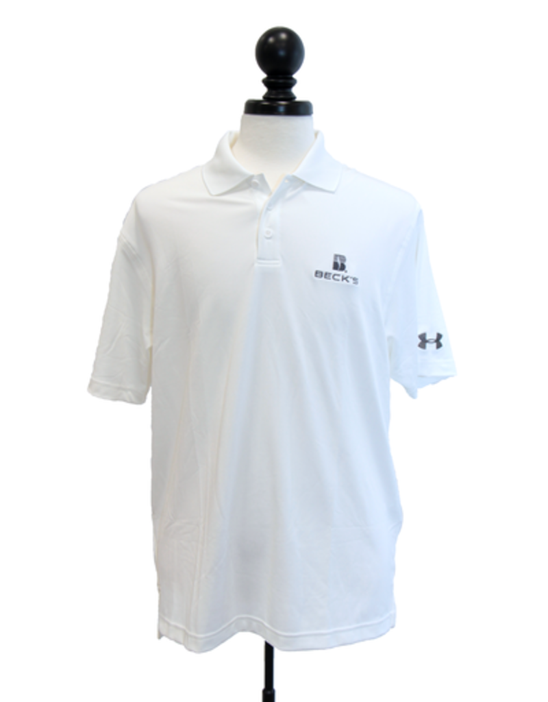 Under Armour 01186 Under Armour Men’s Solid White Polo