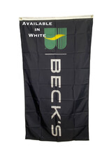03928 Beck's Color Logo Flag Single Sided