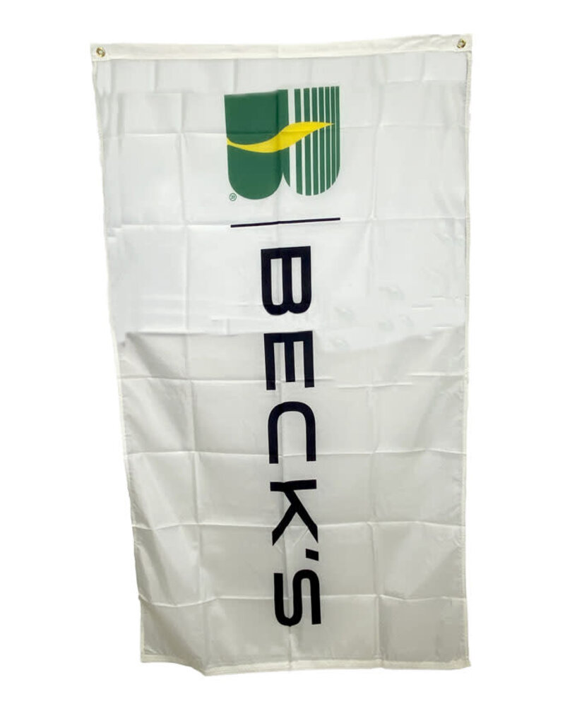 03928 Beck's Color Logo Flag Single Sided