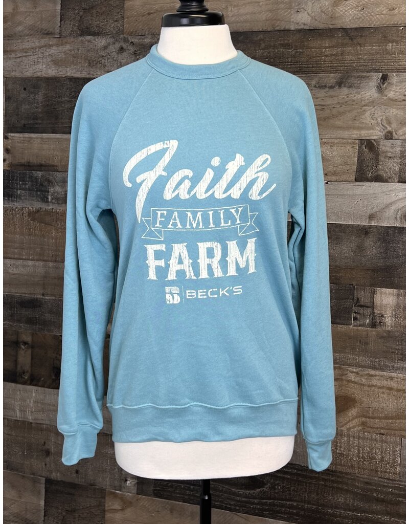 Bella + Canvas 04449 Faith Family Farm Crewneck