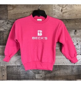 Clique 04407 Youth Crewneck w/ glitter logo