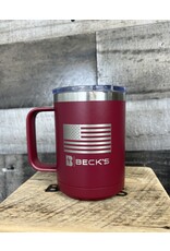 Polar Camel 04351 Polar Camel Travel Mug w/Flag