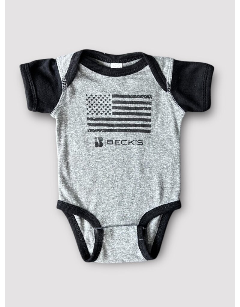 Rabbit Skins Infant Flag Onesie