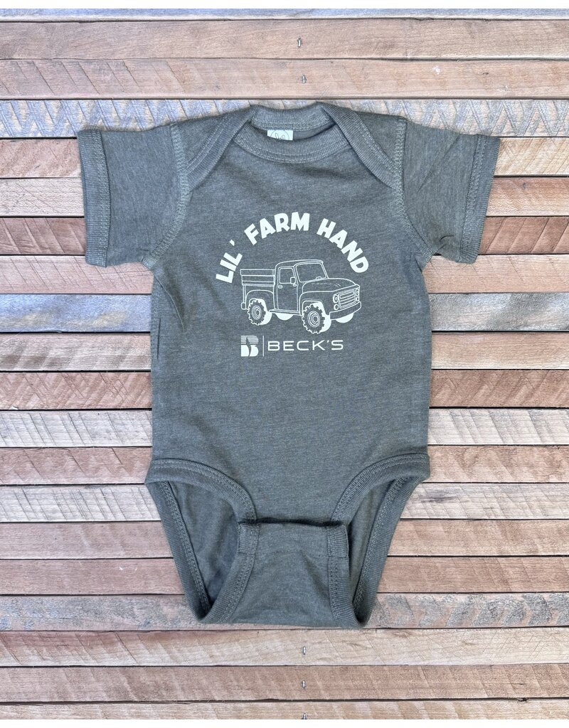 Rabbit Skins 04544 Little Farm Hand Onesie w/ truck