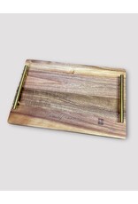 04589 Wooden Serving Tray w/ Handles