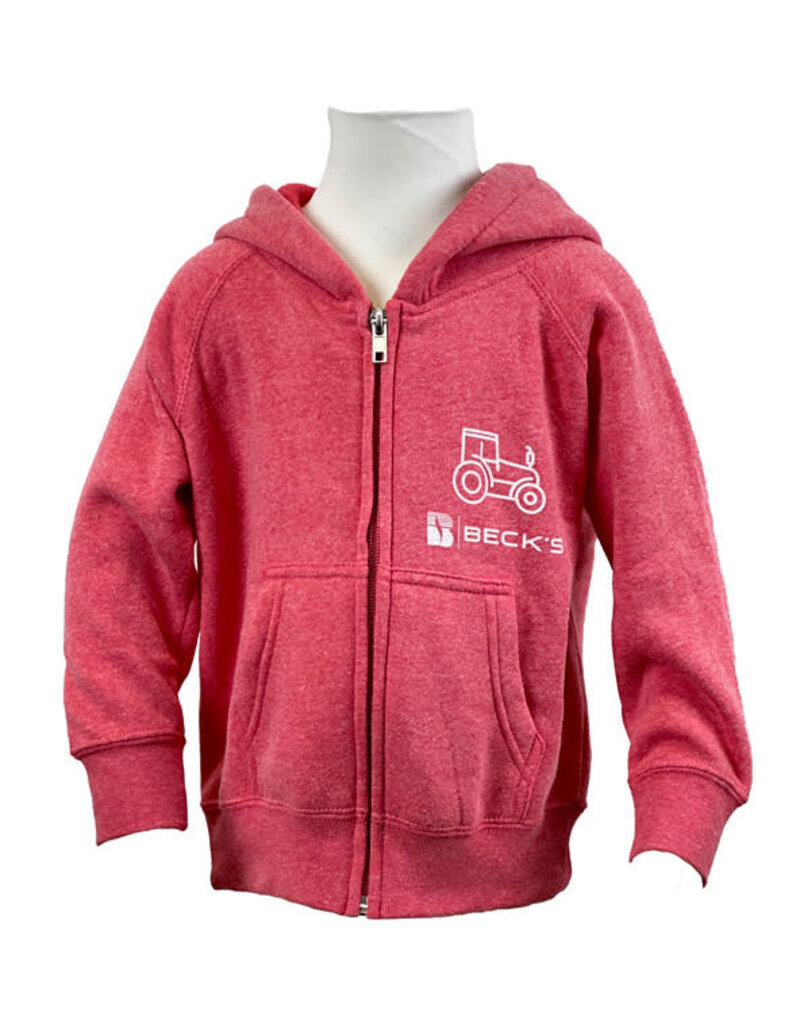 Independent Trading Company 03662 Toddler Full Zip Hoodie w/ Tractor