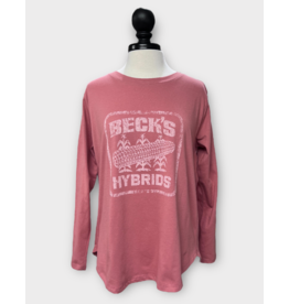 04489 Enza High Low L/S Shirt