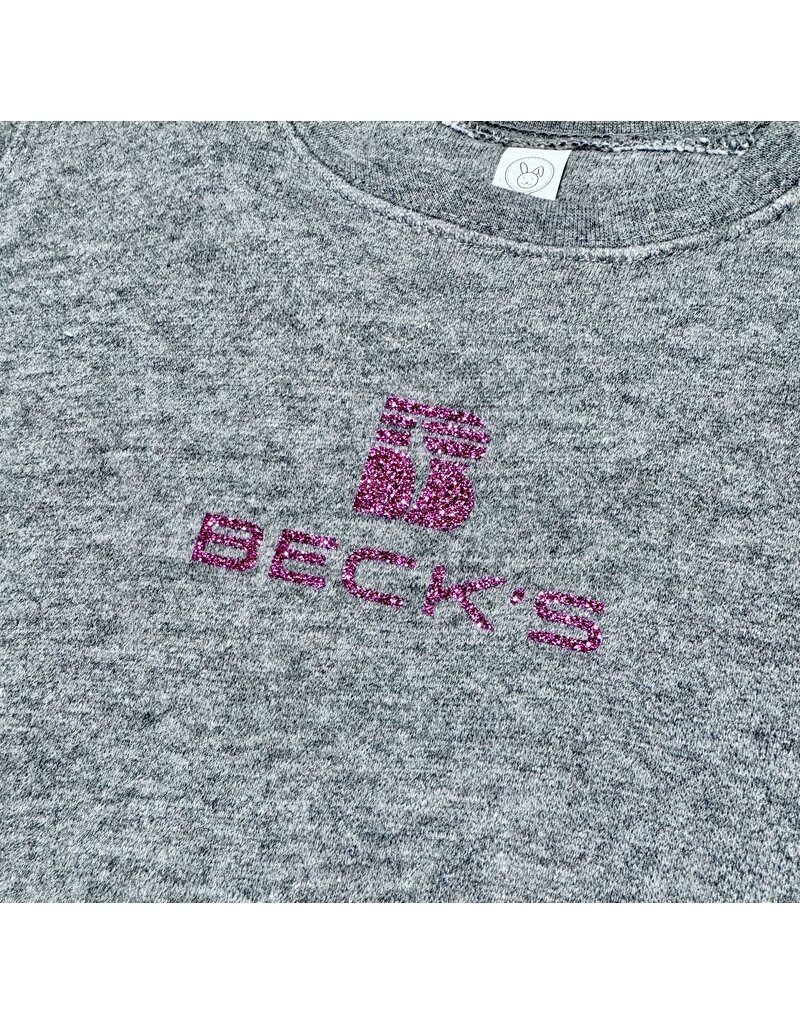 Rabbit Skins 04416 Toddler Crewneck w/ Glitter Logo