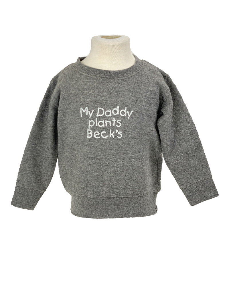 Rabbit Skins 03751 My Daddy Plants Becks Toddler Crewneck