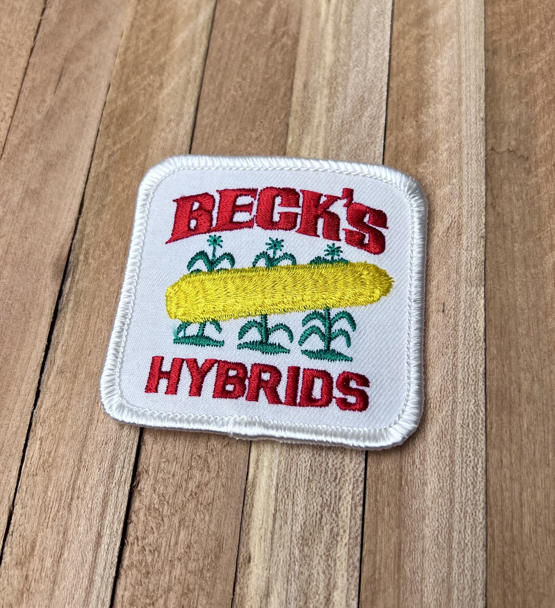 02030 Becks Vintage Logo Patch - Beck's Country Store