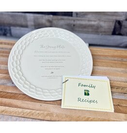 04737 Giving Plate + Recipe Book Bundle
