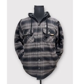 04883 Berne Heartland Flannel Hood Jacket