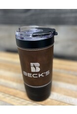 Polar Camel 04813  Leather Wrap Tumbler Stacked