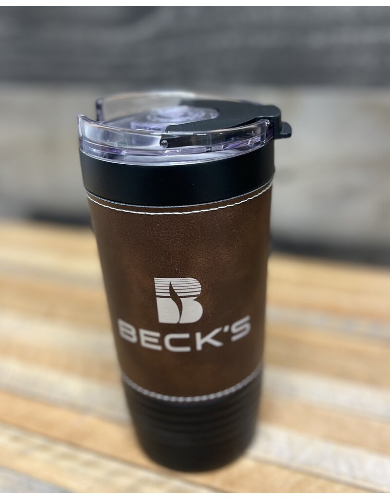 Polar Camel 04813  Leather Wrap Tumbler Stacked