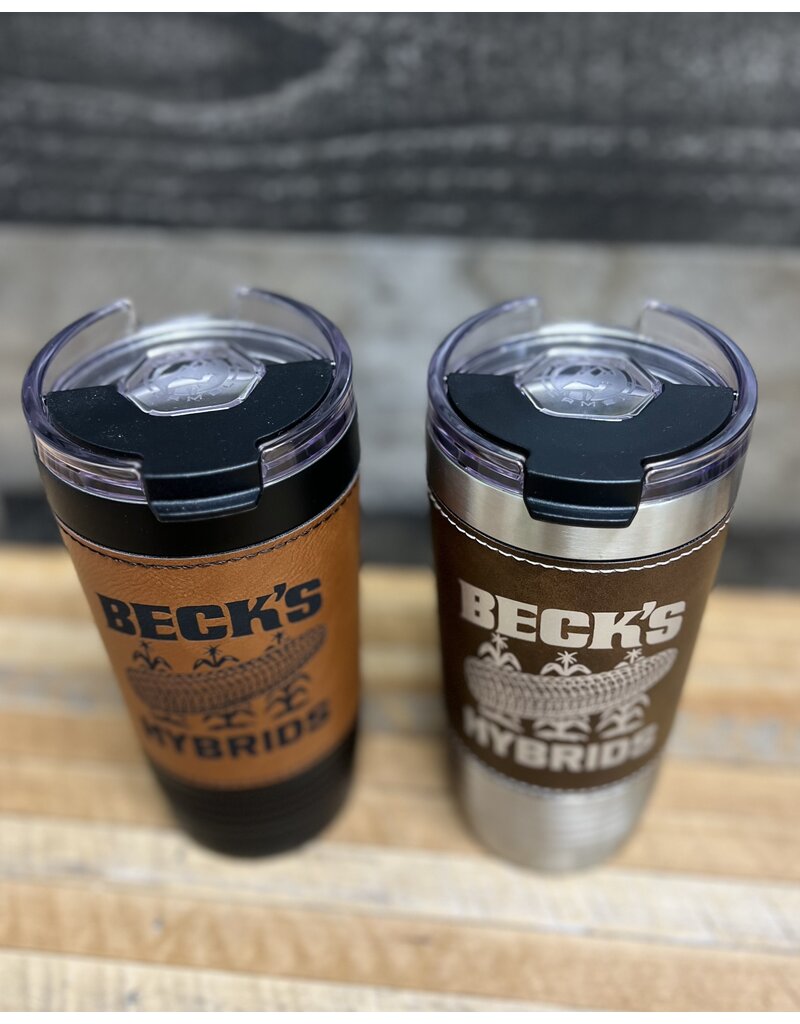 04814 Leather Wrap Tumbler Vintage