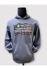 District 04853 Founded In Faith Colored Flag  Hoodie
