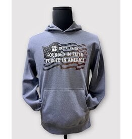 District 04853 Founded In Faith Colored Flag  Hoodie