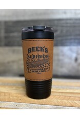 04814 Leather Wrap Tumbler Vintage