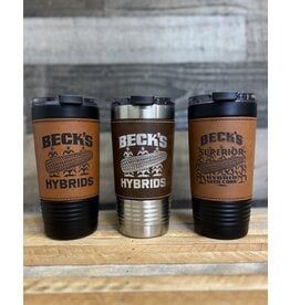 04814 Leather Wrap Tumbler Vintage