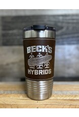 04814 Leather Wrap Tumbler Vintage