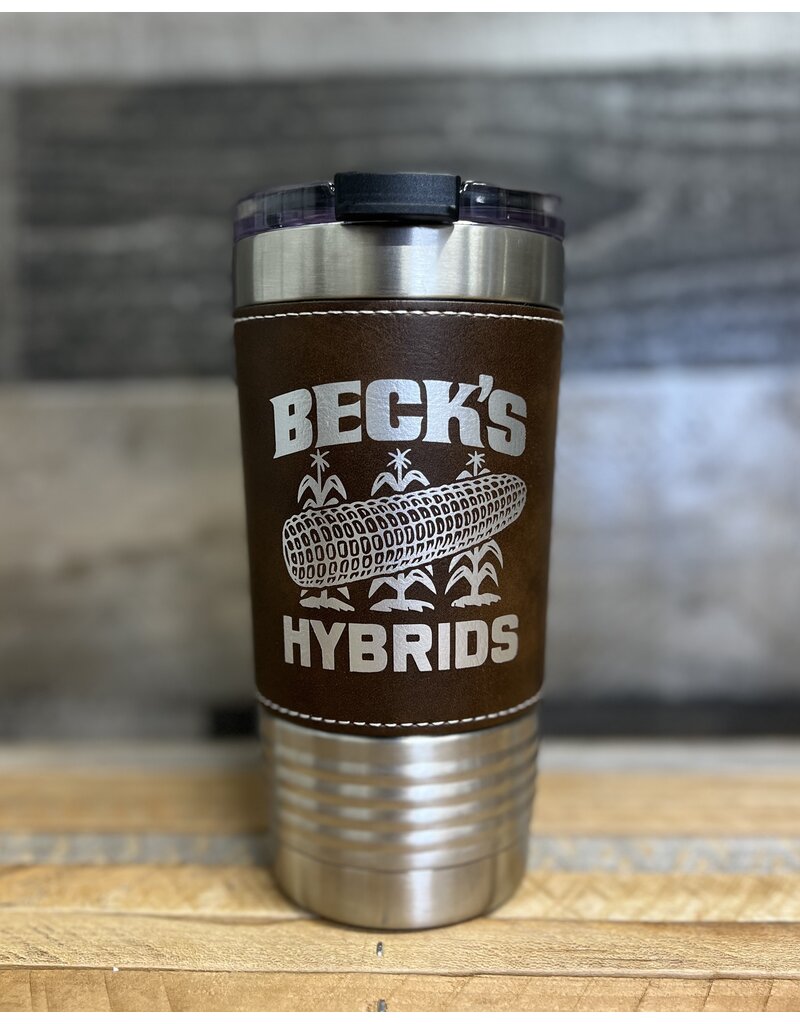 04814 Leather Wrap Tumbler Vintage