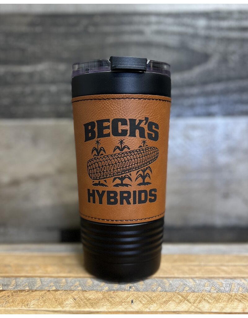 04814 Leather Wrap Tumbler Vintage