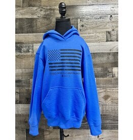 Port & Company 04805 Youth Hoodie Founded in Faith Flag