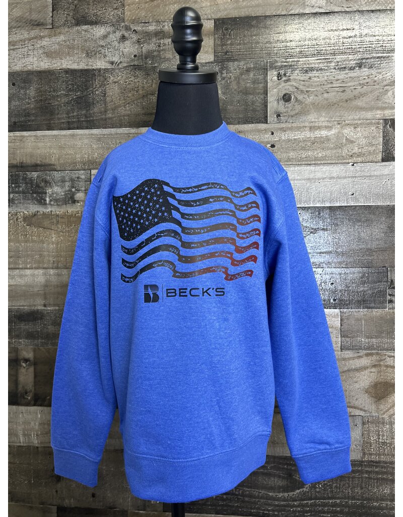 District 04870 District Youth Colored Flag Crewneck