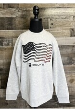 District 04889 Youth Colored Wavy Flag Crewneck