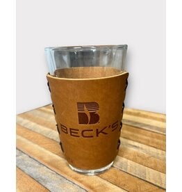 04915 Glass w/ Leather Sleeve