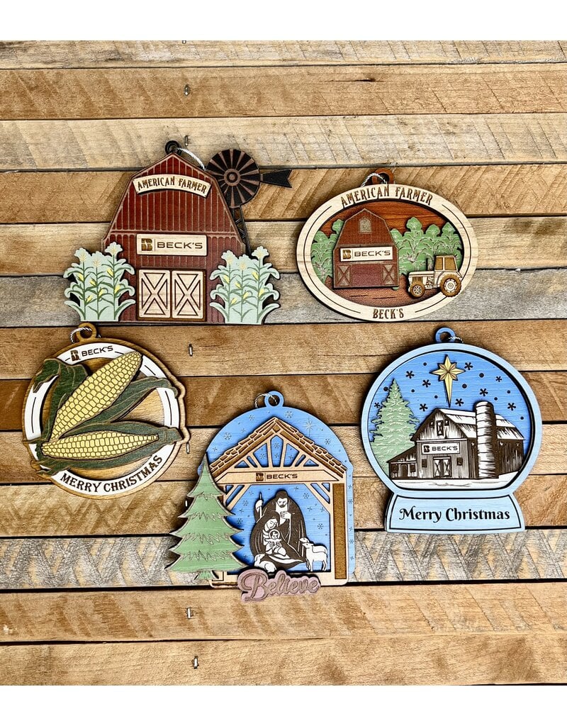 03615 USA Made Wood Ornament