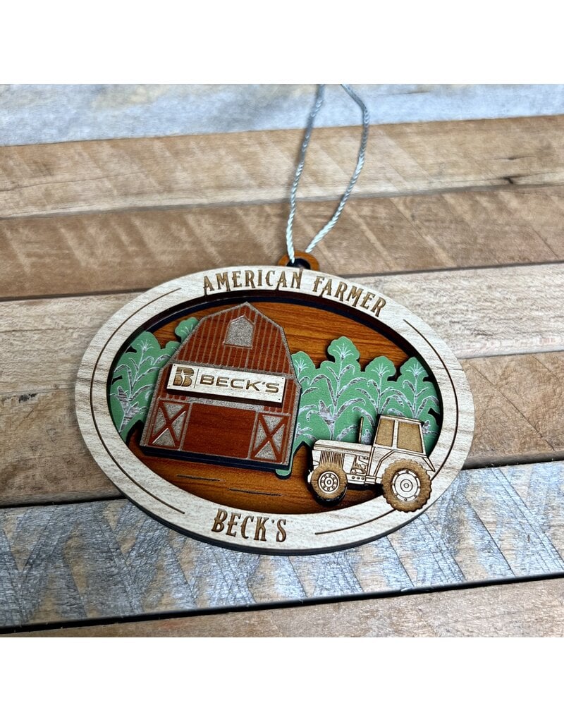 03615 USA Made Wood Ornament