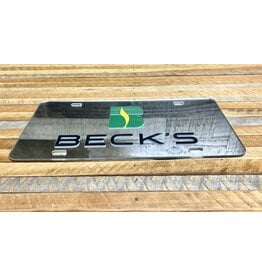 04238 Mirrored Acrylic License Plate